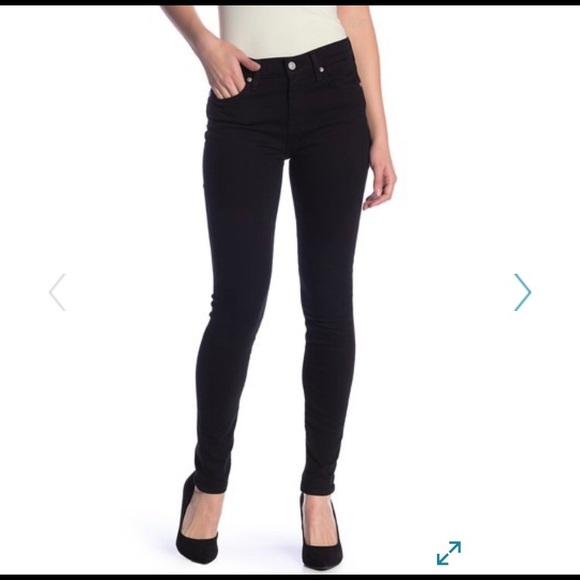 7 For All Mankind Denim - 7 For All Mankind black skinny jeans